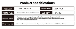 Detailed technical specifications for rainbow prism snowflake static window stickers