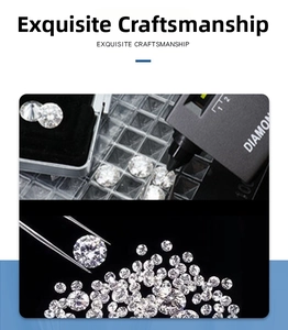 Macro view of testing moissanite hardness with a diamond tester and tweezers