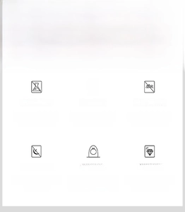 Detailed jewelry care guide with icons for cleaning and maintaining elegant accessories
