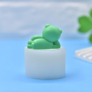 Silikonform in Bärenform für DIY-Kerzen, Seifen und Mousse-Kuchen-Backhandwerk
