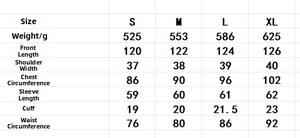 Detailed size chart for the sequin evening gown showing length, bust, and waist measurements