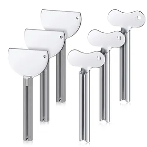 Manual Toothpaste Squeezer Zinc Alloy Iron Metal Key Shape Tube Wringer For Cosmetic Hair Dye Bathroom Accessories
