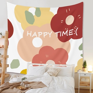 Modern Abstract Wall Tapestry Polyester Fabric Bohemian Nordic Style Hanging Decor For Bedroom Living Room Dorm Aesthetic
