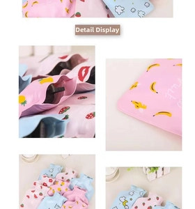 Detailed view of the leak-proof water filling port on small cartoon fruit hot water bags