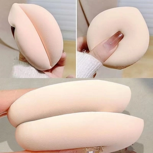 Extra large double-sided makeup sponges for foundation, dry and wet dual-use sponges