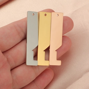 Three-piece set of polished heart house pendants in silver, gold, and rose gold finishes