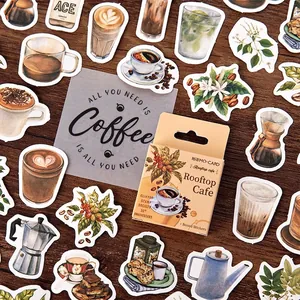 Retro Flower Plant Decorative Stickers For Scrapbooking DIY Journaling Vintage Art Planner Decals Stationery Multi Pattern