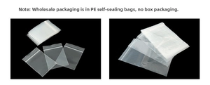 Detailed view of clear thickened PE zip-lock storage bags with durable airtight seals