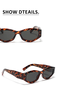 Detailed view of retro tortoiseshell sunglasses with thick frames and dark lenses