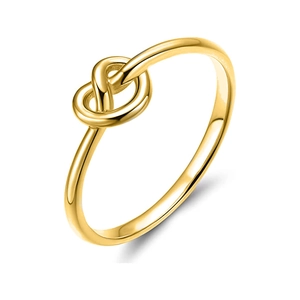 Roestvrij Stalen Knoop Hart Ring Voor Dames Heren Liefdesknoop Geometrische Open Ring Vergulde Mode Sieraden Geschenk