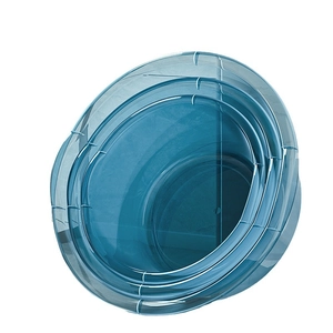 Grande baignoire bébé bleu transparent en plastique durable pour un usage domestique