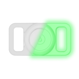 Glow-in-the-dark silicone waterproof AirTag tracker protective case for pet collars