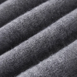 Chic grey knit short sleeve top with premium textured fabric and soft ribbed pattern