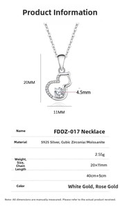 Detailed spec view of a S925 silver gourd pendant with 4.5mm round cut stone