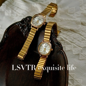 Retro Square Women's Gold Watch Elegant Metal Alloy Strap Wristwatch For Ladies Waterproof Quartz Watch With Fluted Bezel
