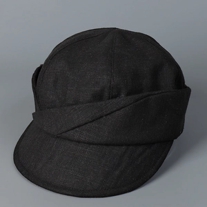 Women Cotton Linen Newsboy Cap Breathable Foldable Flat Hat Retro Solid Color Casual Sun Protection Lightweight