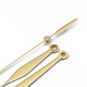 Set di lancette per orologio in oro lucido con lancette di ore, minuti e secondi