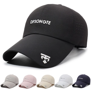 Quick Dry Polyester Baseball Cap Breathable Laser Holes Sun Protection For Outdoor Sports Adjustable Hat For Men Women