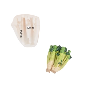 Moule en silicone pour diffuseur en plâtre en forme de légume et artisanat de céleri