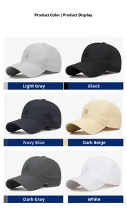Sei colori di cappellini da baseball in mesh traspirante con ricamo C sportivo
