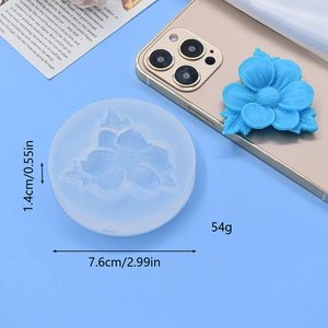 Flower silicone mold for Cineraria chocolate mousse and resin crafts with petal textures