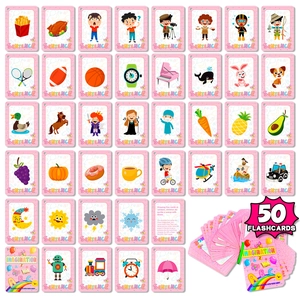 Kids English Educational Flashcards For Sentence Learning Cognitive Development Early Childhood Training Imagination Card Toy