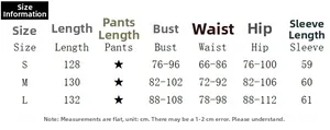 Größentabelle für langärmliges gestreiftes Strickkleid mit Maßen für Brust, Taille und Hüfte