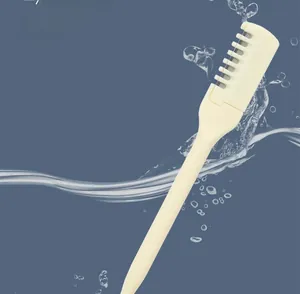 Washable manual nose hair trimmer with double-headed design and protective comb teeth