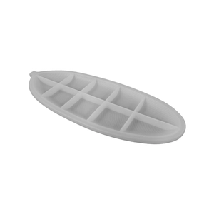 Moule en silicone en forme de feuille à 10 compartiments pour plateaux en résine DIY