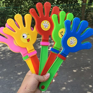 Mani Applaudenti In Plastica Per Fare Rumore Viso Sorridente Accessori Per Feste Concerti Eventi Sportivi Colorati Leggeri Durevoli Divertenti