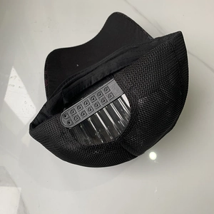 Classic black mesh baseball cap with adjustable snapback closure for a comfortable fit