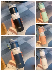 Detailed comparison of five colors for the 750ml TYESO stainless steel insulated bottle