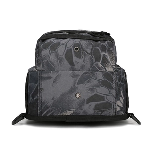 Tactical camouflage canvas chest bag for cycling and outdoor sports with durable straps