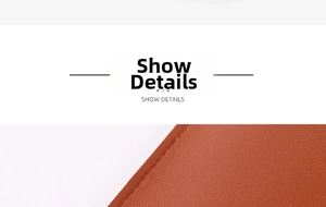 Close-up of brown leather phone bag showing precise stitching and fine texture details