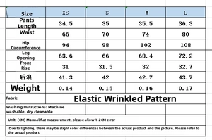 Tableau des tailles détaillé pour short à carreaux taille haute avec mesures en CM