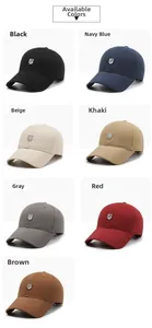 Detailed close-up of a twill cotton baseball cap featuring a metal shield logo and neat stitching
