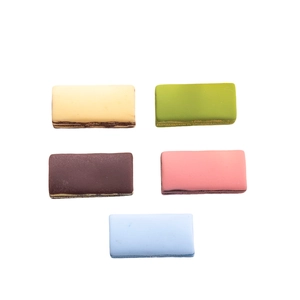 5 pcs assorted colorful miniature resin chocolate cakes for DIY hairclips and dollhouse