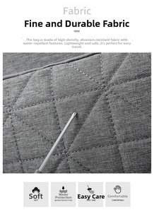 Macro shot of high-density water-resistant grey quilted fabric being scratch-tested