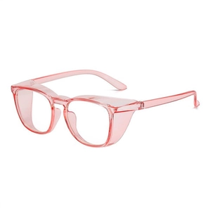 Protective Goggles Anti Blue Light Glasses Windproof Dustproof Square PC Eyewear With Side Shields For Men Women