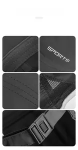 Detail of lightweight mesh paneling and reinforced stitching on the breathable sports cap