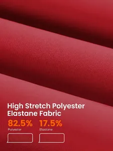 Close-up of dark red yoga jacket fabric made of polyester and elastane with high stretch
