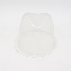 Clear plastic hat inserts for fedora storage to prevent deformation during shipping