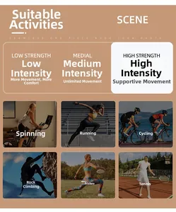 Detail showcasing high-strength yoga top support for cycling, running and climbing scenes