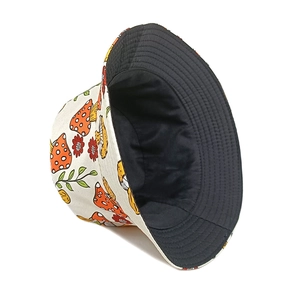 Cappello alla pescatora con funghi colorati per uomo e donna, pieghevole per protezione solare