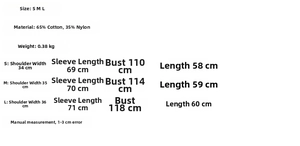 Tableau des tailles pour haut à manches lanternes plissées incluant mesures S, M, L et tissu