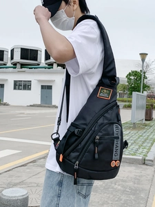 Heren Crossbody Borsttas Nylon Waterdicht Grote Capaciteit Meerdere Zakken Militaire Tactische Stijl Outdoor Reizen