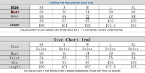 Tableau des tailles détaillé pour robe de soirée en tulle sans manches du XS au XL avec mesures