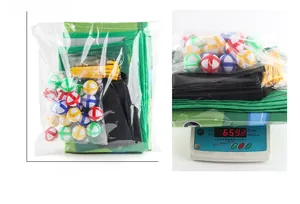 Set de red de práctica de golf infantil con bolsa y bolas, mide 41x38cm y pesa unos 659,2g