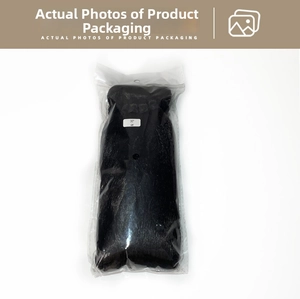 Detail view of 30-inch smooth hair extensions in shade 4 packaged in a sealed clear bag