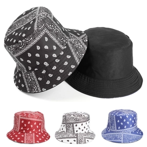Wendbarer Fischerhut Mit Paisleymuster Polyester Baumwolle Sonnenschutz Retro Streetwear Sonnenhut Erwachsene
